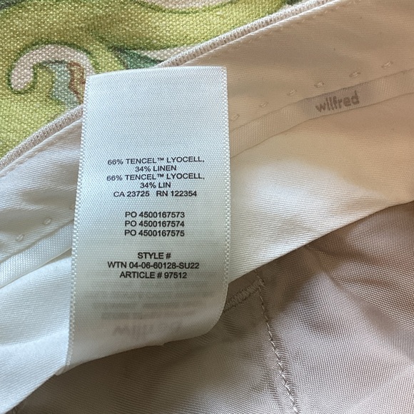 Wilfred Elegant Tan Women's Bermuda Shorts 26 (S) - Picture 7 of 8